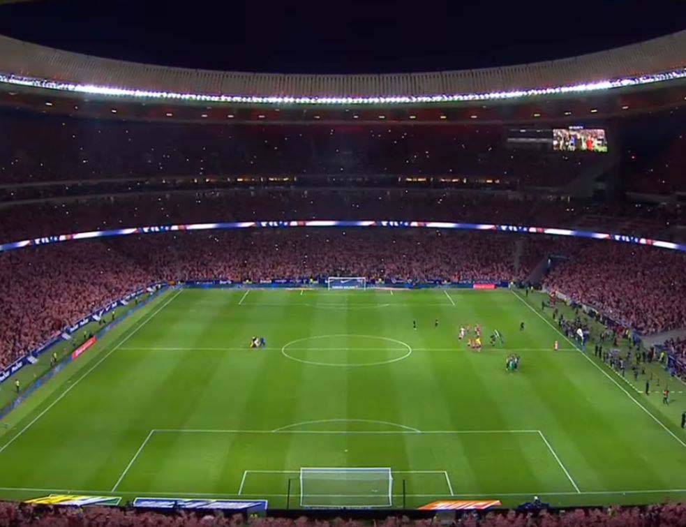 Stadion Atletiko Madrida jutjub